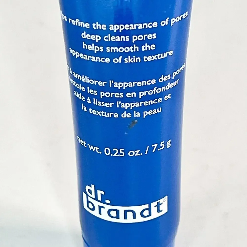 Dr. Brandt PoreDermabrasion Age-defying Exfoliator Scrub Travel .25 oz 7.5g New